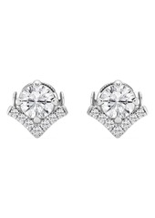 Badgley Mischka Collection White Gold Lab Created Diamond Stud Earrings - 1.11 ctw at Nordstrom Rack