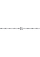 "Badgley Mischka Lab Grown Diamond 18"" Tennis Necklace (20 ct. t.w.) in 14k White Gold or 14k Yellow Gold - Yellow Gold"