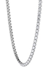 "Badgley Mischka Lab Grown Diamond 18"" Tennis Necklace (20 ct. t.w.) in 14k White Gold or 14k Yellow Gold - Yellow Gold"