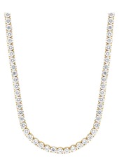 "Badgley Mischka Lab Grown Diamond 18"" Tennis Necklace (28-1/2 ct. t.w.) in 14k White Gold or 14k Yellow Gold - White Gold"