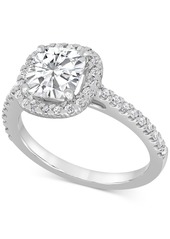 Badgley Mischka Certified Lab Grown Diamond Halo Engagement Ring (2-1/2 ct. t.w.) in 14k Gold - Yellow Gold