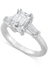 Badgley Mischka Certified Lab Grown Diamond Engagement Ring (2-1/2 ct. t.w.) in 14k Gold - White Gold