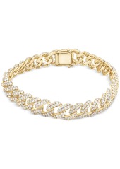 Badgley Mischka Lab Grown Diamond Link Bracelet (6-1/4 ct. t.w.) in 14k White, Yellow or Rose Gold - White Gold