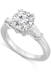 Badgley Mischka Certified Lab Grown Diamond Engagement Ring (2-1/2 ct. t.w.) in 14k Gold - Rose Gold