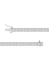 Badgley Mischka Lab Grown Diamond Tennis Bracelet (10 ct. t.w.) in 14k White, Yellow or Rose Gold - Yellow Gold