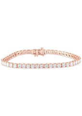 Badgley Mischka Lab Grown Diamond Tennis Bracelet (7 ct. t.w.) in 14k White, Yellow or Rose Gold - Yellow Gold