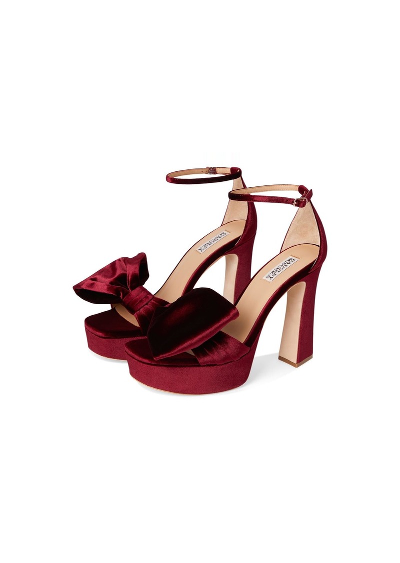 Badgley Mischka Women's ALORA II Heeled Sandal RED