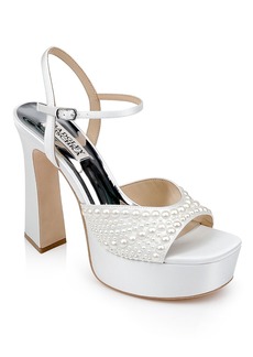 Badgley Mischka Women's Bryleigh Embellished Platform Sandals