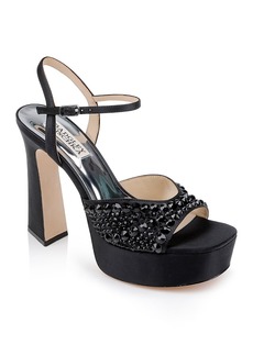 Badgley Mischka Women's Bryleigh Embellished Platform Sandals