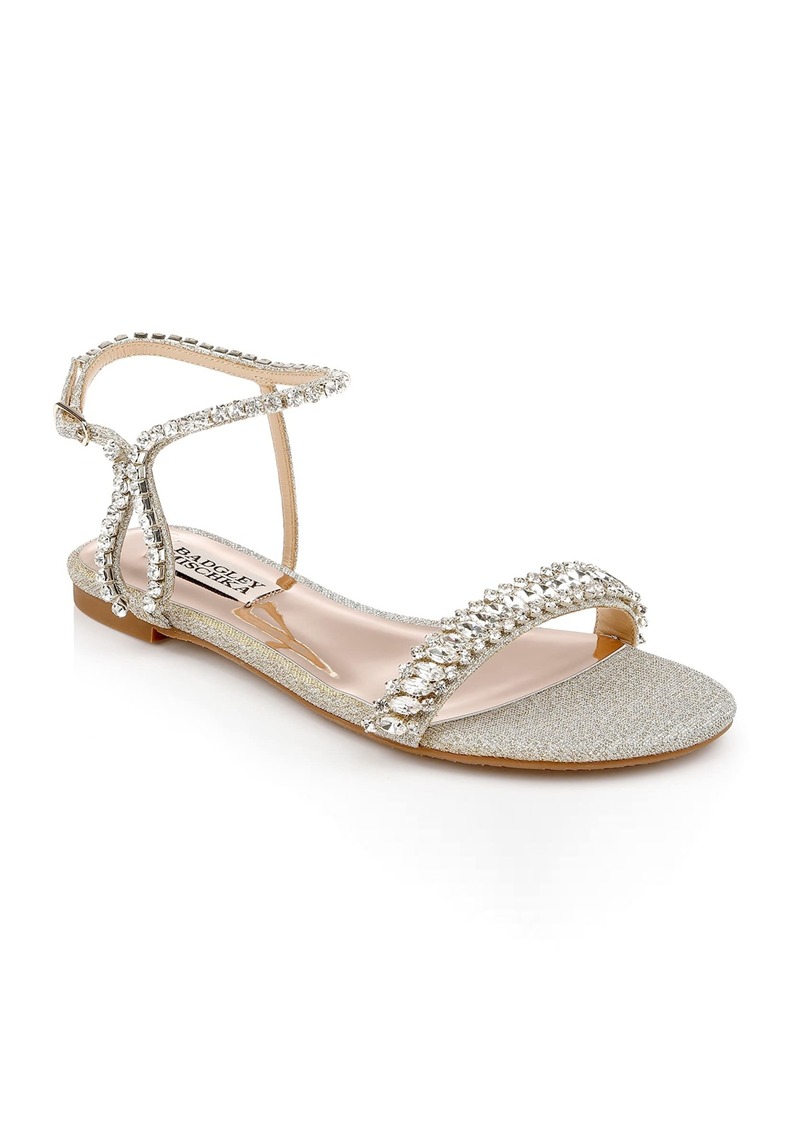 Badgley Mischka Women's Thora Flat Sandal