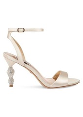 Badgley Mischka Evamarie Satin Heeled Sandals