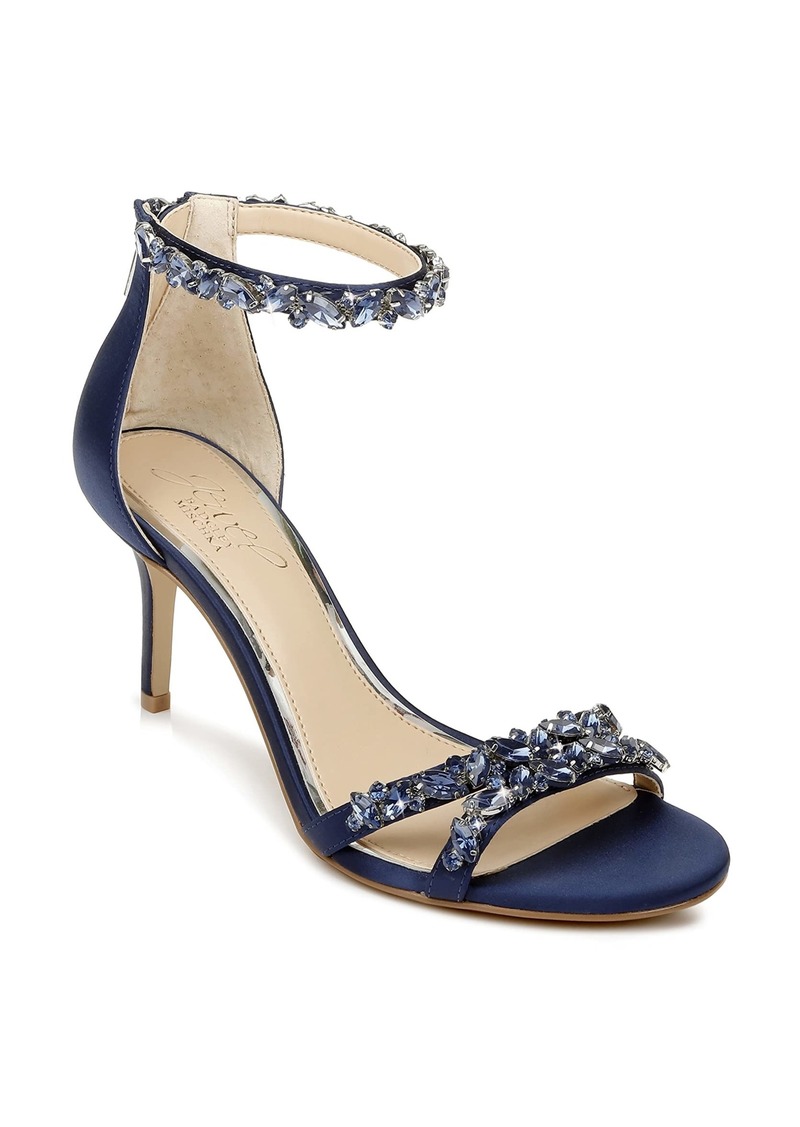 Jewel Badgley Mischka Caroline Embellished Strap Evening Shoe