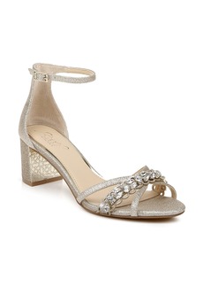 Jewel Badgley Mischka Giona Embellished Evening Shoe