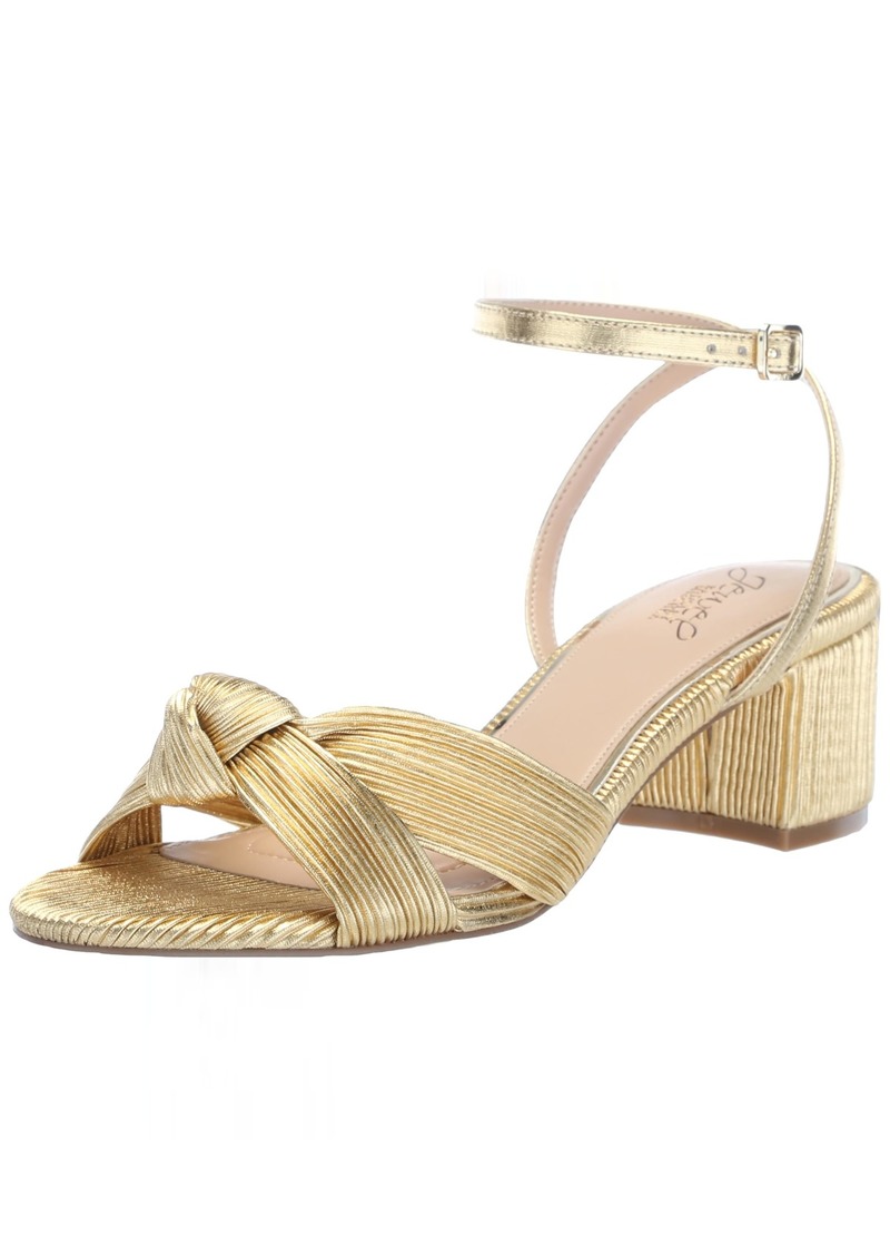 Jewel Badgley Mischka Hudson Pleated Sandal