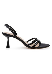 Jewel Badgley Mischka Kathryn Evening Sandal - Black Satin