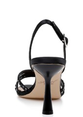 Jewel Badgley Mischka Kathryn Evening Sandal - Black Satin