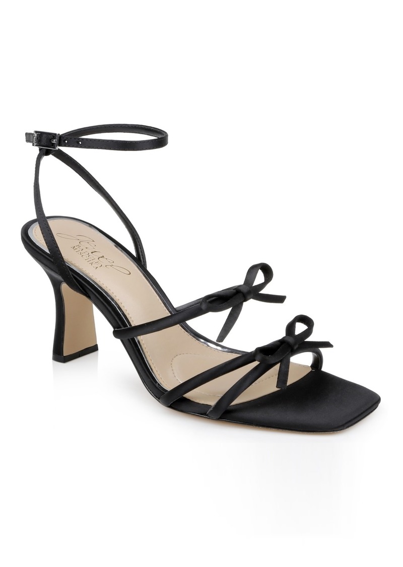 Jewel Badgley Mischka Kiyomi Dress Evening Sandal - Black Satin