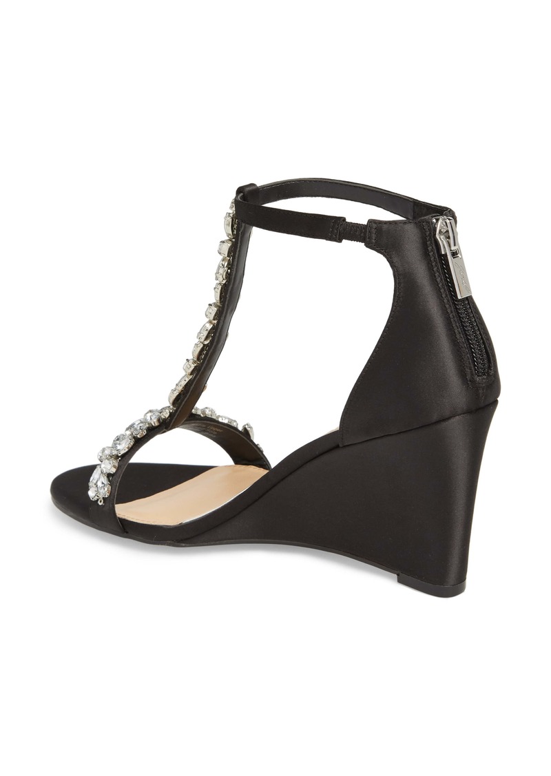 meryl wedge sandal jewel badgley mischka