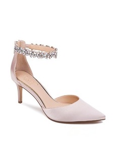 Jewel Badgley Mischka Raleigh Pointed Toe Ankle Strap Pump