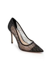 Jewel Badgley Mischka Women's Gia Lace Stiletto Evening Pumps - Champagne Lace