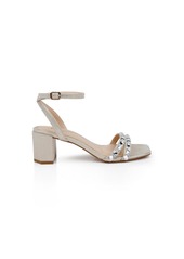 Jewel Badgley Mischka Women's Honor Block Heel Evening Sandals - Silver