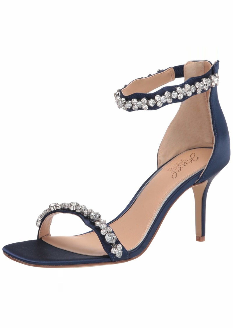 Jewel Badgley Mischka Women's Ornamented Sandal Heeled