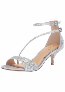 Jewel Badgley Mischka Women's Tangerine Sandal silver