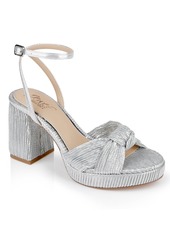 Jewel Badgley Mischka Women's Tyler Platform Sandals - Silver