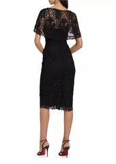 Badgley Mischka Lace Cocktail Dress