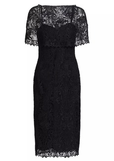 Badgley Mischka Lace Cocktail Dress