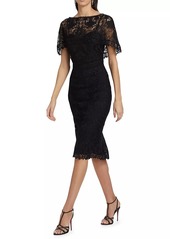 Badgley Mischka Lace Cocktail Dress