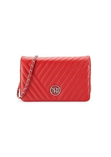 Badgley Mischka Large Quilted Crossbody Bag