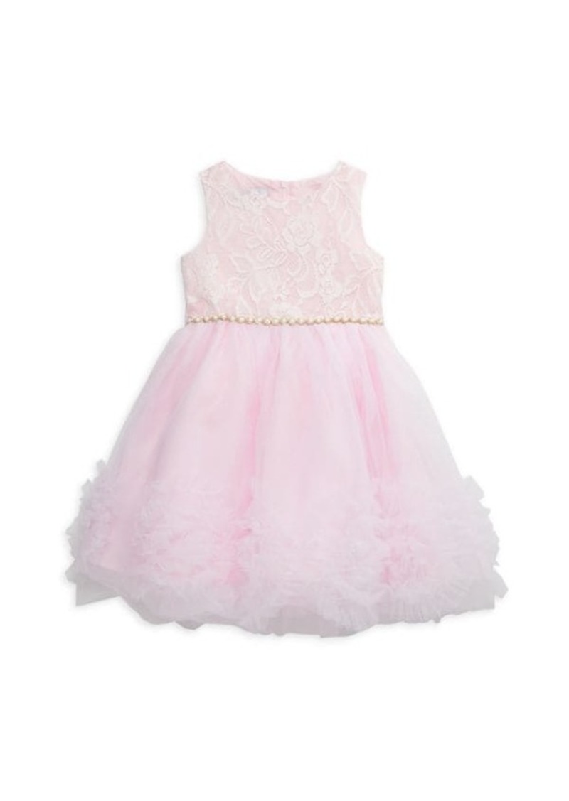 Badgley Mischka Little Girl's Kinsley Embellished Tulle Dress