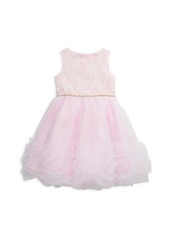 Badgley Mischka Little Girl's Kinsley Lace Dress