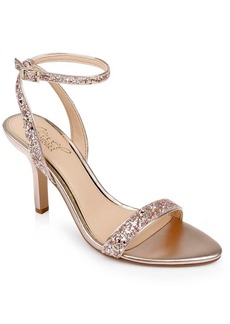 Badgley Mischka OJAI II Womens Satin Ankle Strap