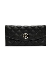 Badgley Mischka Quilted Faux Leather Long Wallet