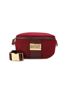 Badgley Mischka Sage Logo Faux Leather Belt Bag