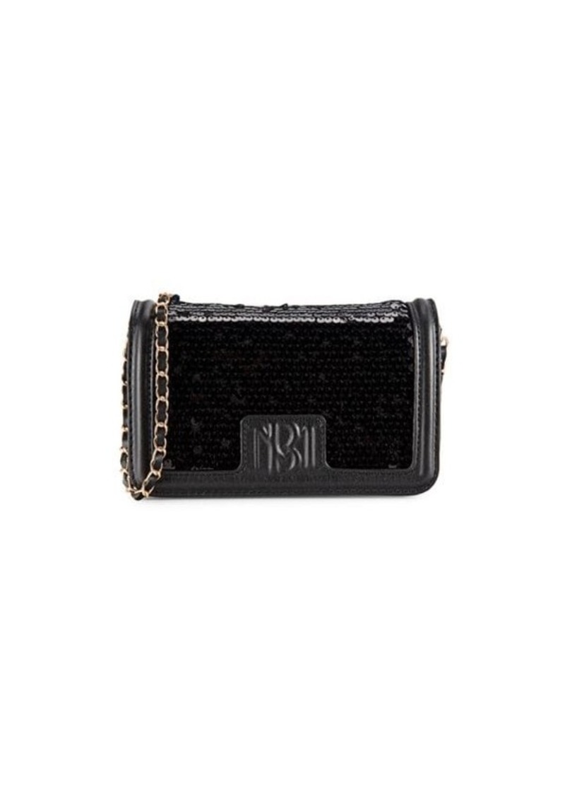 Badgley Mischka Sequin Crossbody Bag