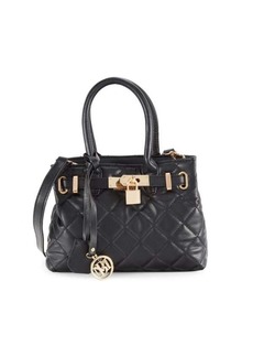 Badgley Mischka Small Quilted Two-Way Tote