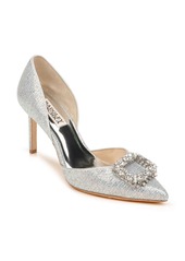 Badgley Mischka Collection Gaiana Crystal Embellished Pointed Toe d'Orsay Pump
