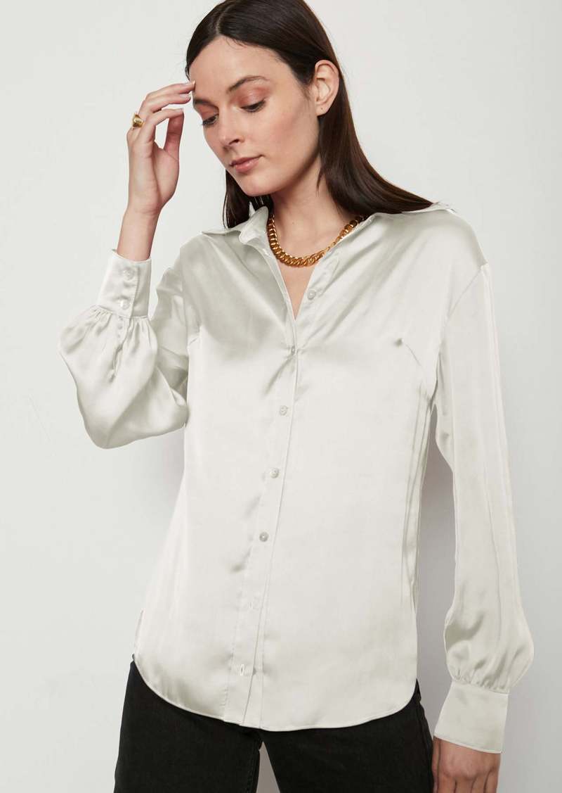 Bailey 44 Dasha Long Sleeve Blouse in CrÃ¨me