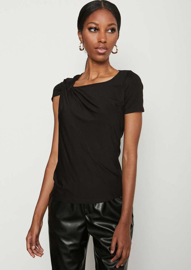 Bailey 44 Nino Short Sleeve Top in Black