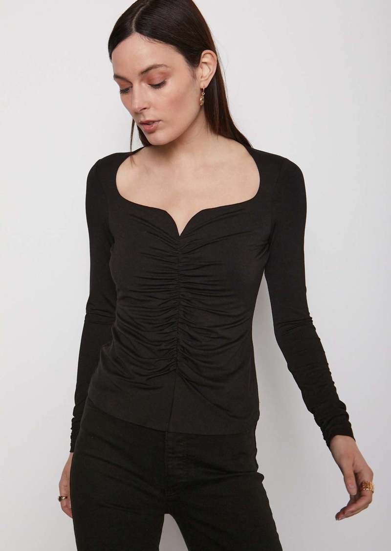 Bailey 44 Senita Long Sleeve Top in Black