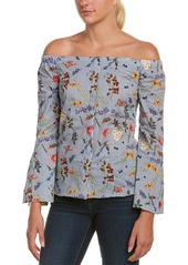 Bailey 44 Women's Horticulture Bell Sleeve Off The Shoulder Top  XS