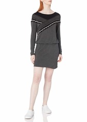 Bailey 44 Women's Long Sleeve Embroidered Detail Knee Length  S