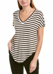 Bailey 44 Women's Ocelot Stripe Knotted Front Top