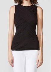 Bailey 44 Diana Drape Front Top In Black