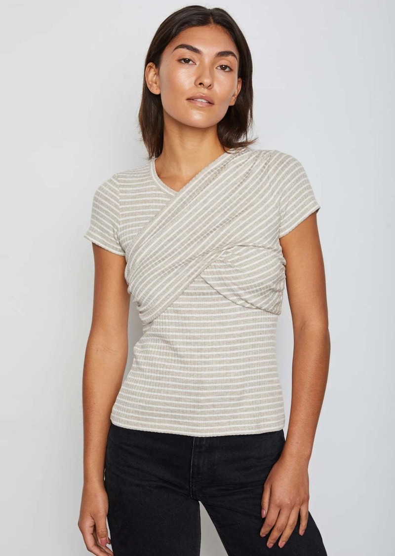 Bailey 44 Nala Top in Linen/White