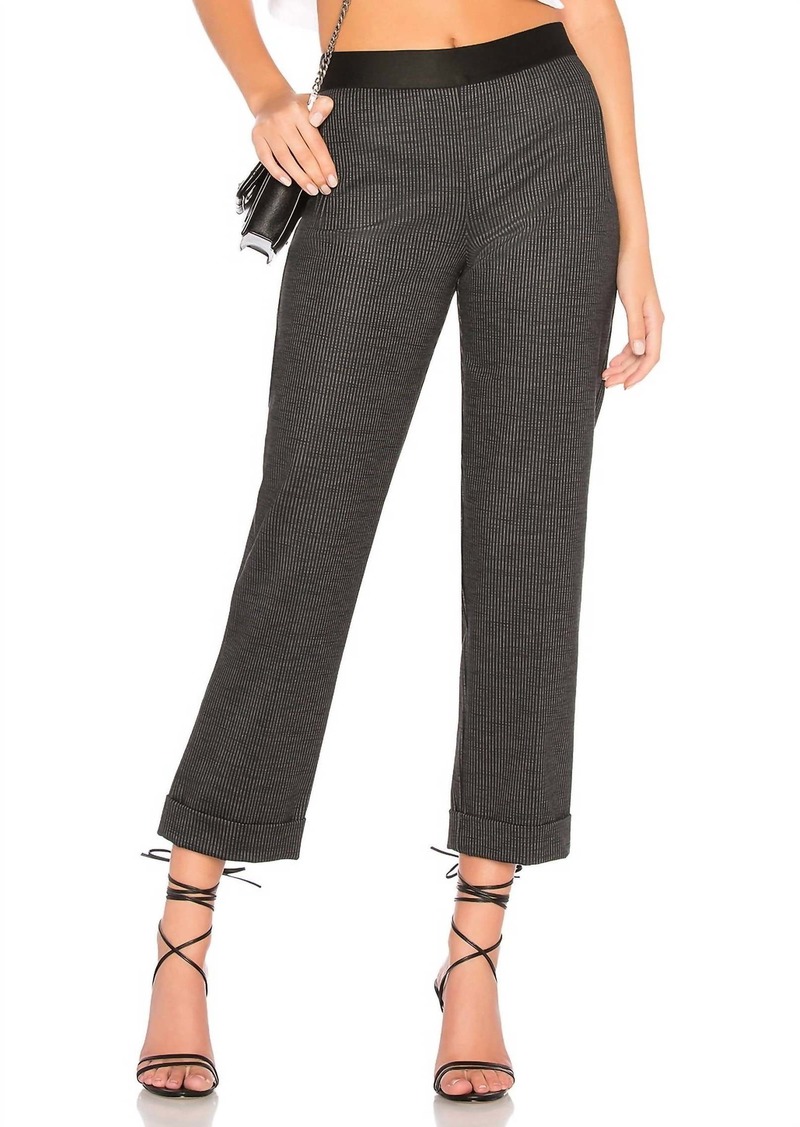 Bailey 44 Rasputin Cropped Pant In Black & Anthracite