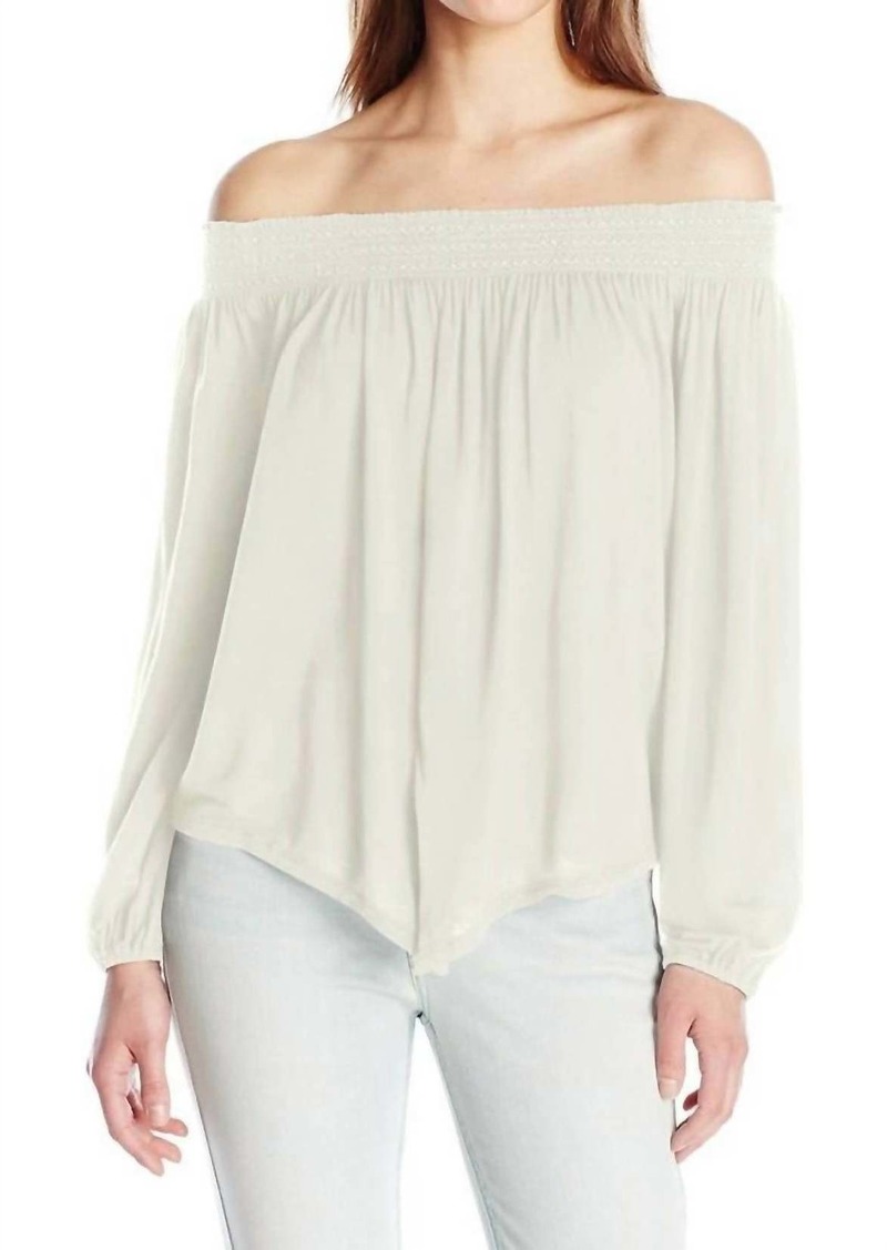 Bailey 44 Regatta Off The Shoulder Top In Ivory